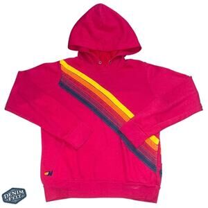 Aviator Nation Girl/Junior 5 Stripe Pocketed Hoodie/Sweatshirt | RARE!!!